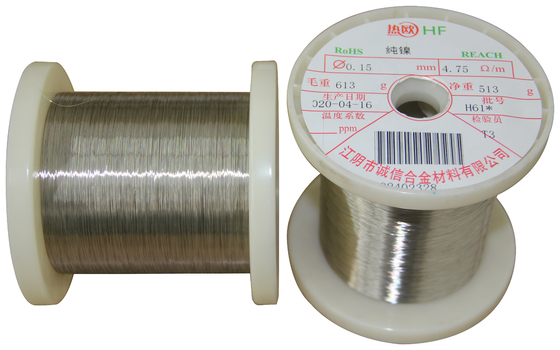 La norma UNS N02200/Nickel200/NS5200/N5/H02200/W-Nr.2.4060 alambre de níquel puro en aplicaciones de alta temperatura