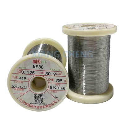 NF38 Contenido de níquel 50-55 PTC Barril de alambre de aleación Ni-Fe para un control preciso de la resistencia en termistores y sensores Resistencia 0.38