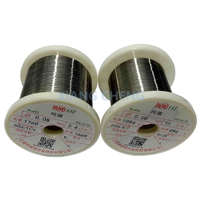 Los cables de níquel puro para las industrias química y alimentaria UNS N02200/Nickel200/NS5200/N5/H02200/W-Nr.2.4060